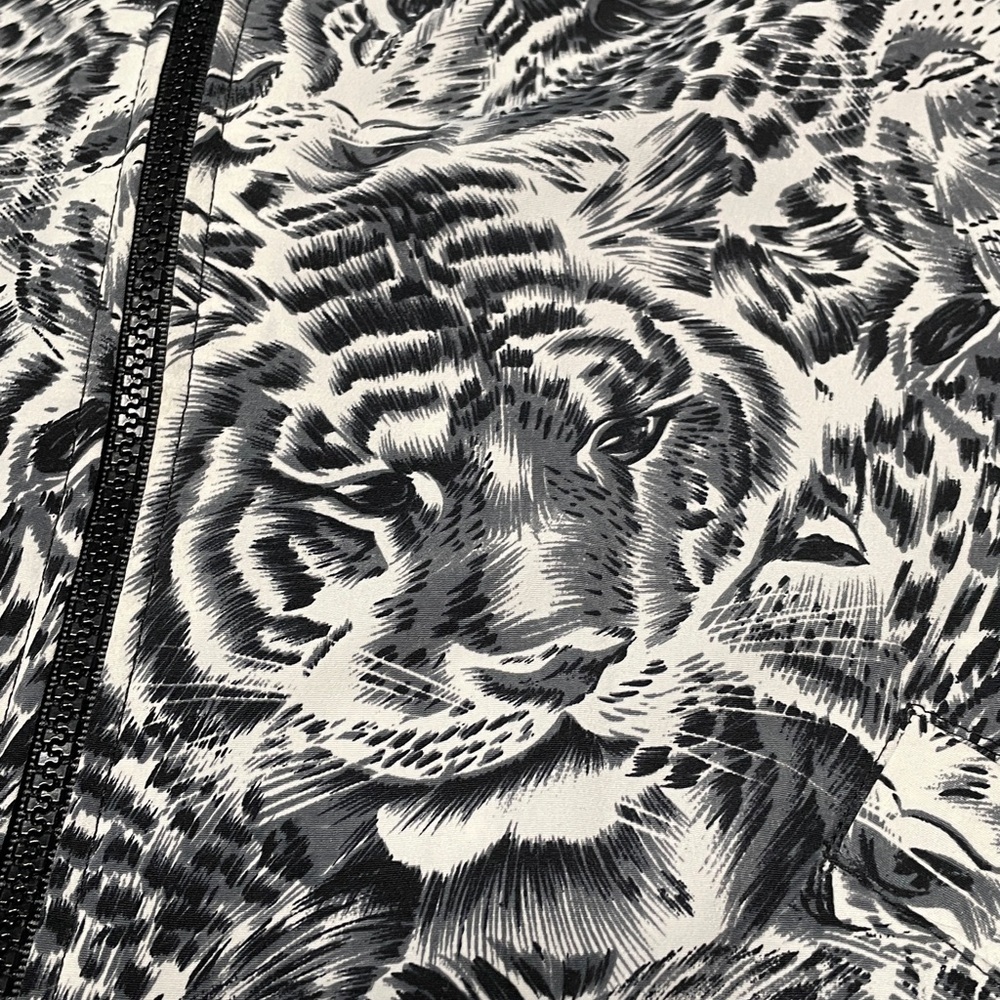 Alfred Dunner Monochrome Animal Print Jacket - Picture 4 of 7